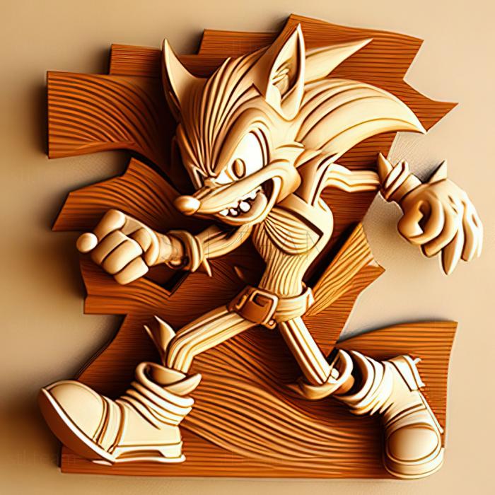 Characters Сент-Майлз Тейлз Прауэр из Adventures of Sonic the Hedgehog